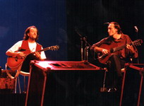 With Vlatko Stefanovski 1995, First Performance Ever, Sava Centre, Belgrade, Serbia 1995