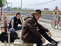 With Rade Šerbedžija, Mojave Desert, California, 2008