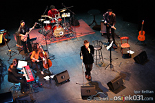 With Rade Šerbedžija and New Cinema Band in Osijek, Croatia, Dec. 2010